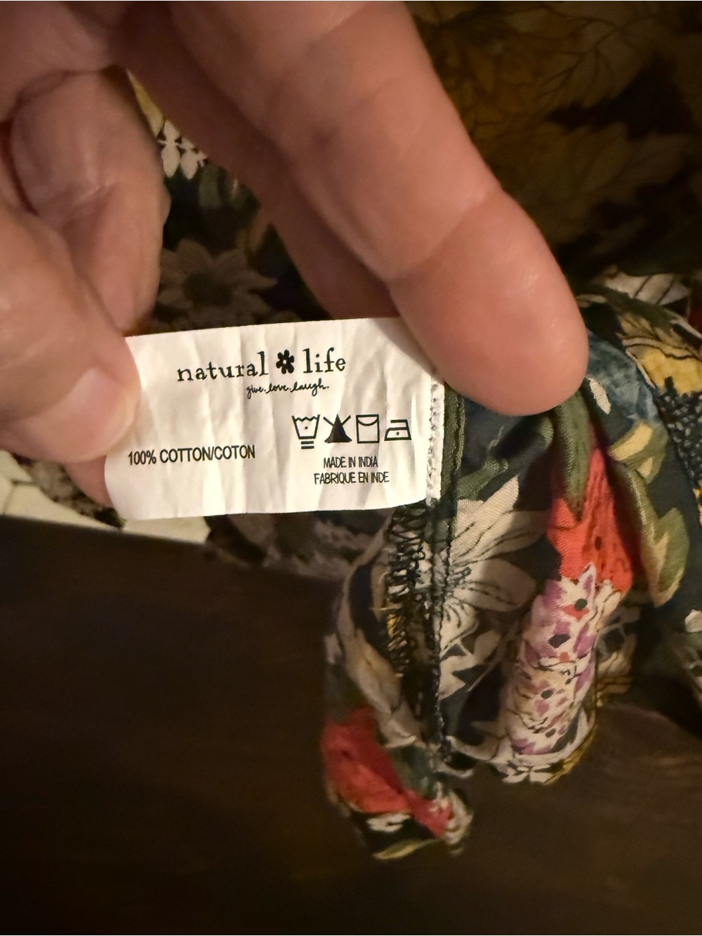 Natural Life button down down shirt vibrant colors - Picture 5 of 6